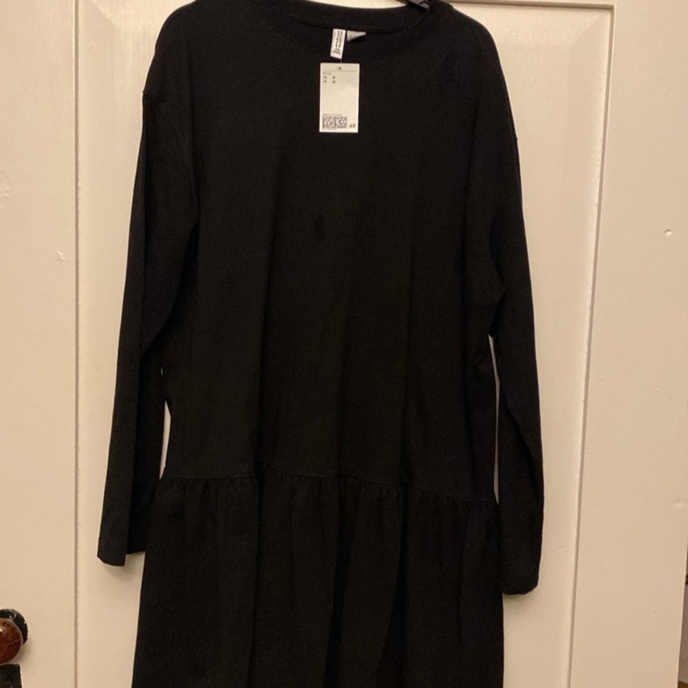 H&M divided sweatshirt dress NWT